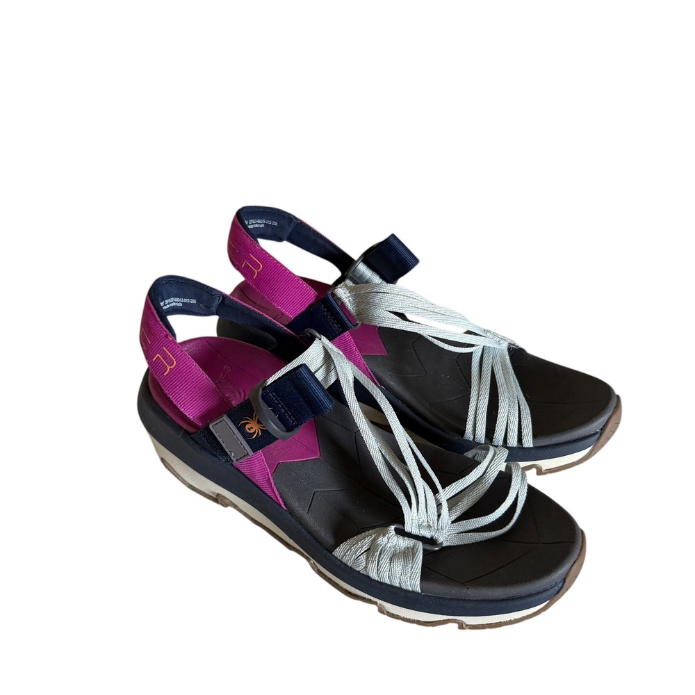 Spyder Chersky Sport Sandals Women 9 Pink Grey Excellent Strappy Hiking Hiking